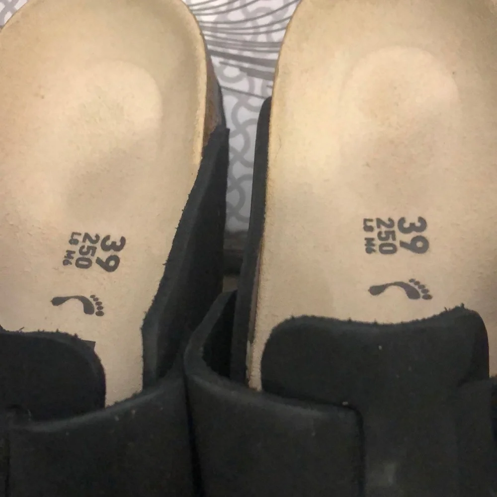 Birkenstock Boston big buckle black silver 39 narrow - Picture 5 of 5
